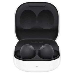 samsung galaxy buds2 true wireless earbuds noise cancelling ambient sound bluetooth lightweight comfort fit touch control, international version (graphite) (renewed)