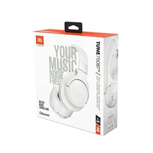 JBL TUNE 750BTNC - Wireless Over-Ear Headphones with Noise Cancellation - White