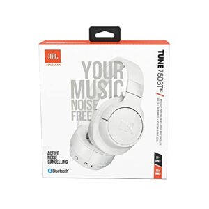 JBL TUNE 750BTNC - Wireless Over-Ear Headphones with Noise Cancellation - White