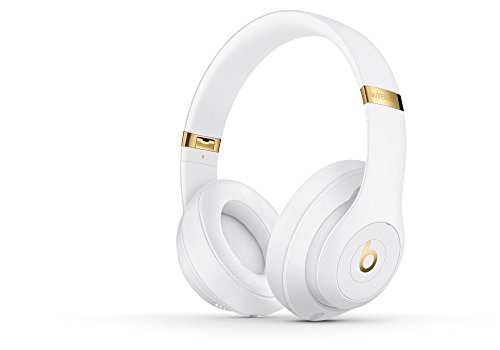 Beats by Dr. Dre Studio 3 Wireless Over-Ear Headphones with Built-in Mic - White (Renewed)