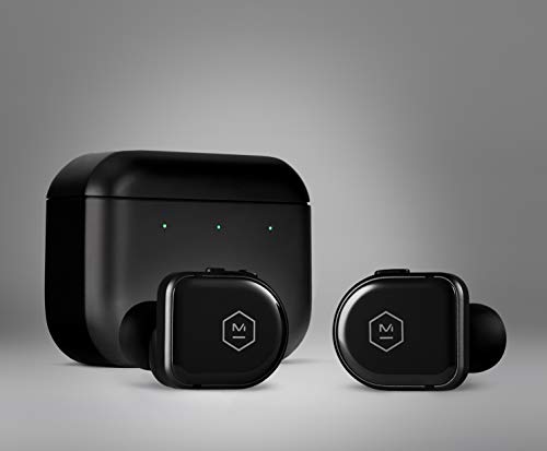 Master & Dynamic MW08 True Wireless Earphones (Black Ceramic/Matte Black Case)