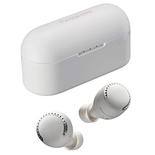 Panasonic Noise Cancelling Wireless Earbuds, True Wireless Earbud & In-Ear Headphones with Charging Case, IPX4 Water Resistant and Compatible with Alexa – RZ-S500W (Light Grey)