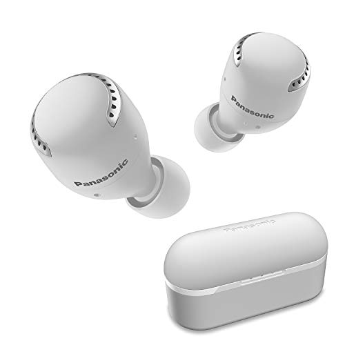 Panasonic Noise Cancelling Wireless Earbuds, True Wireless Earbud & In-Ear Headphones with Charging Case, IPX4 Water Resistant and Compatible with Alexa – RZ-S500W (Light Grey)