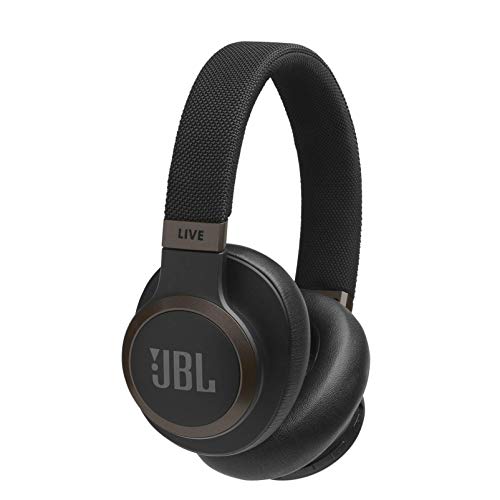 JBL Live 650 Around-Ear Wireless Headphone with Noise Cancellation - Black (Renewed)