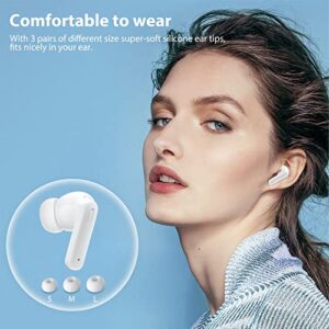 COOYA Bluetooth Headphones True Wireless Earbuds for iPhone 13 Pro Max 12 14 Bass Stereo Noise Canceling Wireless Gaming Headsets with Microphone in-Ear Earphone for Samsung S23 S22 Ultra S21 S20 A53