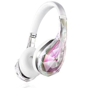monster aria anc wireless headphones on-ear, active noise cancelling bluetooth headphones, ambient sound, built-in mic, clear talk & stereo sound, 30h playtime, birthday gift for women girl