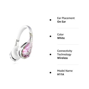 Monster Aria ANC Wireless Headphones On-Ear, Active Noise Cancelling Bluetooth Headphones, Ambient Sound, Built-in Mic, Clear Talk & Stereo Sound, 30H Playtime, Birthday Gift for Women Girl