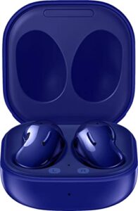 samsung galaxy buds live true wireless earbuds (us version, active noise cancelling, wireless charging case included) mystic blue, sm-r180nzbaxar