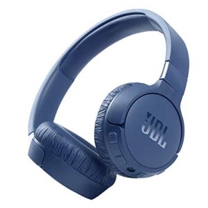 JBL Tune 660NC: Wireless On-Ear Headphones with Active Noise Cancellation - Blue (Renewed)
