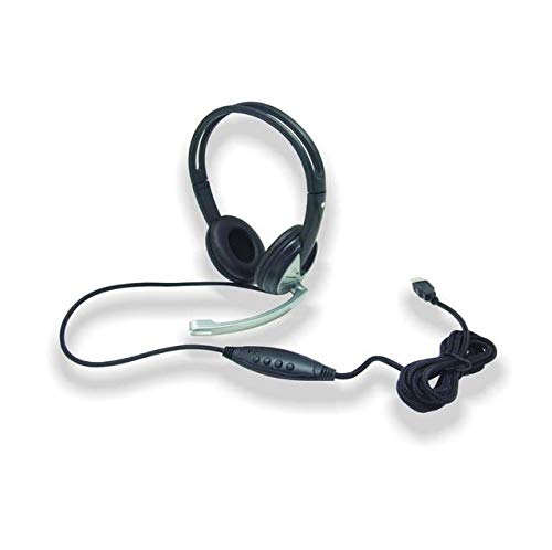 iMicro (Pack of 100) IMME282 Wired USB Headset Black (New Version of IM320)