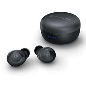 motorola moto buds 270 anc – true wireless bluetooth earbuds with microphone and active noise cancellation – ipx5 water resistant, touch control, comfort fit – includes micro charging case – black