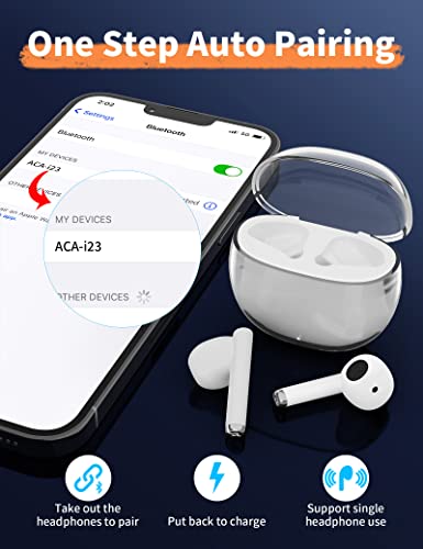 Wireless Earbuds 5.3 Bluetooth Headphone HiFi Stereo in Ear Noise Canceling Headset Earpieces Cordless Earphones for iPhone 14 Pro Max Andriod Google Pixel 7 Pro 6 Buds Samsung Galaxy S23 S22 Ultra