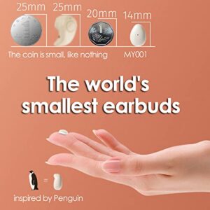 MIni Invisible Sleep Earbuds Smallest Lightest Tiny Noise Cancelling Ear buds for Sleeping Quiet-Comfort Sleepbuds Wireless Bluetooth 5.3 Hidden Headphones for Side Sleepers / Work Small Earplugs