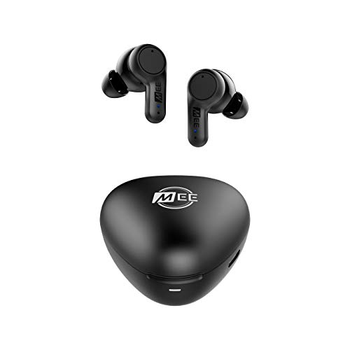 MEE audio X20 True Wireless Earbuds - Bluetooth 5.0 Stereo Headphones with Charging Case - Active Noise Cancelling in Ear Earphones - IPX4 Sweat Resistant, Built-in Headset, Mic & Touch Control