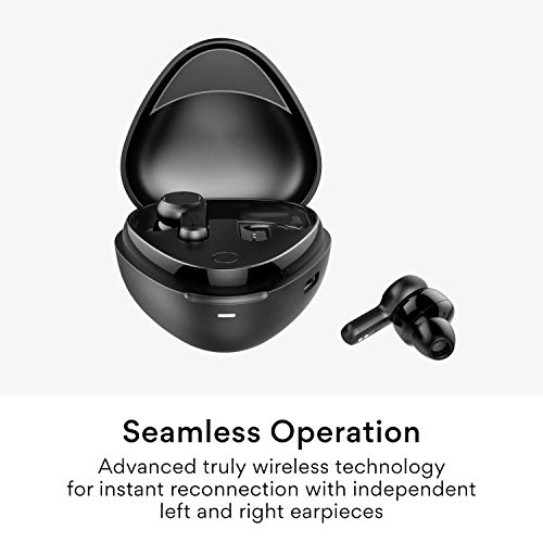 MEE audio X20 True Wireless Earbuds - Bluetooth 5.0 Stereo Headphones with Charging Case - Active Noise Cancelling in Ear Earphones - IPX4 Sweat Resistant, Built-in Headset, Mic & Touch Control