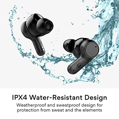 MEE audio X20 True Wireless Earbuds - Bluetooth 5.0 Stereo Headphones with Charging Case - Active Noise Cancelling in Ear Earphones - IPX4 Sweat Resistant, Built-in Headset, Mic & Touch Control