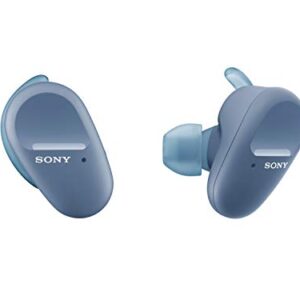 Sony WF-SP800N Truly Wireless Sports In-Ear Noise Canceling Headphones with Mic for Phone Call and Alexa Voice Control, Blue