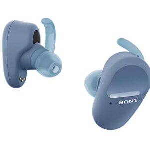 Sony WF-SP800N Truly Wireless Sports In-Ear Noise Canceling Headphones with Mic for Phone Call and Alexa Voice Control, Blue