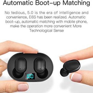 E6S TWS Bluetooth Earphones Wireless Earbuds for Xiaomi Redmi Noise Cancelling Headsets with Microphone Handsfree Headphones