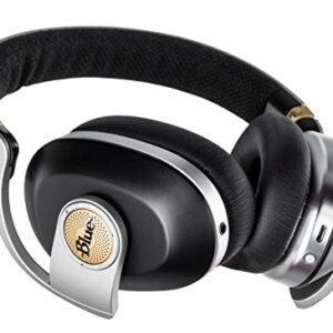 Blue Satellite Premium Wireless Noise-Cancelling Headphones with Audiophile Amp (Black)