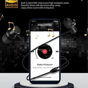 USB C Headphones for Samsung Galaxy S23 S22 S21 S20 Ultra A53 Z Flip4 Note 20 10+, Magnetic Type C Earphones Wired Earbuds with Mic Noise Canceling Stereo Bass for iPad 10 iPad Pro Air Mini Pixel 7 6