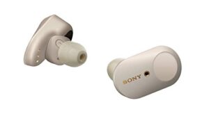 sony industry leading noise canceling truly wireless earbuds compatible with alexa voice control, silver – worldwide version
