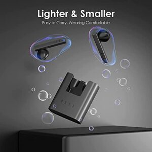 True Wireless Earbuds - FIIL Bluetooth 5.2 TWS Earbuds, True Wireless Headphones with Stereo Microphone, Support FIIL+ APP, Noise Cancelling Earbuds, Waterproof Earbuds for iPhone & Android