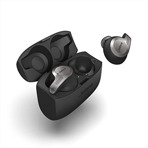 Jabra Evolve 65t True Wireless Bluetooth Earbuds, UC Optimized – Superior Call Quality and Connectivity – Passive Noise Cancelling Earbuds with up to 15 hours of Battery Life with Charging Case