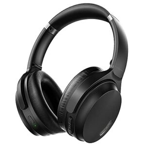 HROEENOI Active Noise Cancelling Headphones, Bluetooth Headphones with 40H Playtime, Hi-Res Audio, Connect to 2 Devices