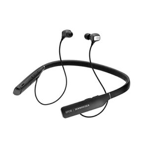 epos | sennheiser adapt 460t (1000205) – dual-sided, dual-connectivity, wireless, bluetooth, anc in-ear neckband headset | for mobile phone & softphone | teams certified (black)