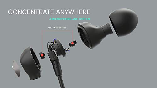 EPOS | SENNHEISER Adapt 460T (1000205) - Dual-Sided, Dual-Connectivity, Wireless, Bluetooth, ANC in-Ear Neckband Headset | for Mobile Phone & Softphone | Teams Certified (Black)