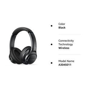 Soundcore by Anker Life Q20+ Active Noise Cancelling Headphones, 40H Playtime, Connect to 2 Devices, Memory Foam Earcups, Bluetooth Headphones for Travel, Home Office (Renewed)