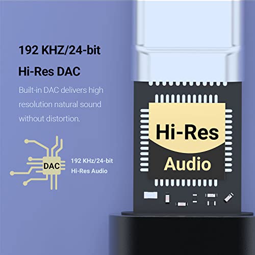 192KHz Noise Isolation USB C Headphones with Microphone Compatible with Samsung S21/S20 Ultra Note 20/10 Tab S8/S7/S6 Z Fold Z Flip, iPad 10 iPad Pro/Air 5 4/Mini 6, Pixel 6 Pro 5 XL, Type C Earphones