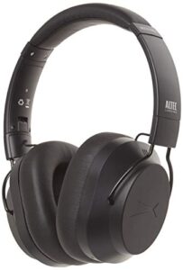 altec lansing whisper active noise cancelling headphones, black (mzx1003-blk)