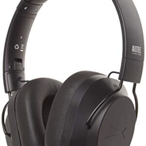 Altec Lansing Whisper Active Noise Cancelling Headphones, Black (MZX1003-BLK)