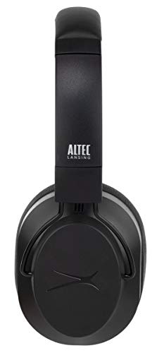 Altec Lansing Whisper Active Noise Cancelling Headphones, Black (MZX1003-BLK)