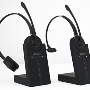 Spracht HS-2019 Zum Maestro DECT Stereo Dual Ear Wireless Headset for Desktop Phones