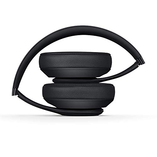 Beats Studio3 Wireless Noise Cancelling Over-Ear Headphones - Apple W1 Headphone Chip, Matte Black (Latest Model) (Renewed)