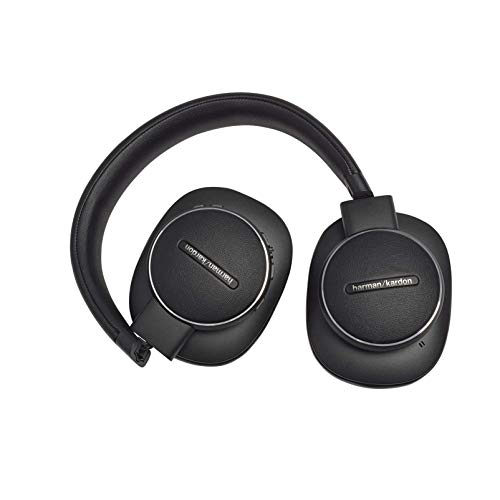Harman Kardon FLY ANC Wireless Over-Ear Noise-Cancelling Headphones - Black (Renewed)