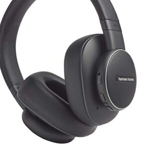 Harman Kardon FLY ANC Wireless Over-Ear Noise-Cancelling Headphones - Black (Renewed)