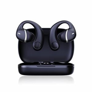 ESSONIO Open Ear Headphones Bone Conduction Headphones Noise Cancelling Headphones Bluetooth Workout Headphones Open Ear Earbuds for Sports for Men