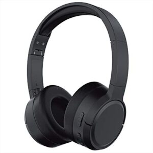 jam travel anc active noice cancelling headphones, 24 hours playtime, black