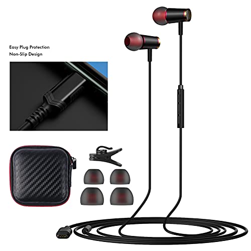 USB C Headphone, COOYA Type C Wired Earbuds for Samsung S23 S22 S21 S20 FE Note 20 Plus Galaxy Z Flip Fold 4 3 Noise Canceling in-Ear Earphone with Mic for iPad Pro Mini 6th Pixel 7 6 Pro OnePlus 9 10