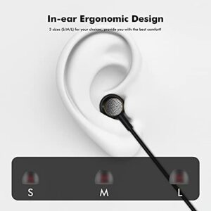 USB C Headphone, COOYA Type C Wired Earbuds for Samsung S23 S22 S21 S20 FE Note 20 Plus Galaxy Z Flip Fold 4 3 Noise Canceling in-Ear Earphone with Mic for iPad Pro Mini 6th Pixel 7 6 Pro OnePlus 9 10