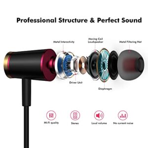 USB C Headphone, COOYA Type C Wired Earbuds for Samsung S23 S22 S21 S20 FE Note 20 Plus Galaxy Z Flip Fold 4 3 Noise Canceling in-Ear Earphone with Mic for iPad Pro Mini 6th Pixel 7 6 Pro OnePlus 9 10