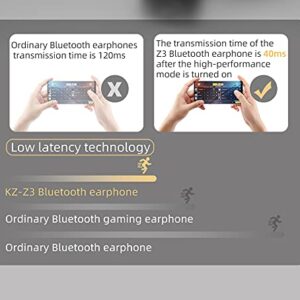 TWS KZ Z3 True Wireless in-Ear Earbuds Bluetooth 5.0 Headphones - for Sport/Workout, Hybrid Driver Noise Cancelling Bluetooth Earphones