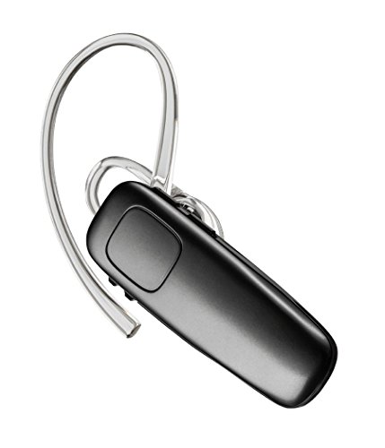 Plantronics M90 Mobile Bluetooth Wireless Clip-On Headset Black for Apple iPhone 6 6S 6+ 6S+ Plus LG G3 G4 Samsung Galaxy S5 S6 Edge Note 3 4 5 Sony Z3+ Z4 Z5 iOS Android