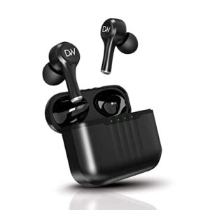 dartwood active noise-canceling wireless dartpods+ true wireless bluetooth headphones (black)