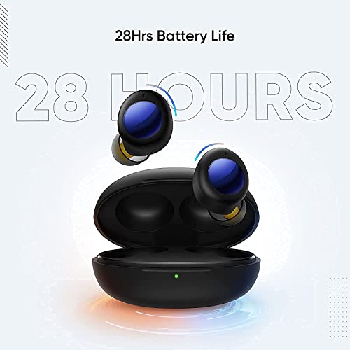 realme Buds Air 2 Neo Active Noise Cancelling Wireless Earbuds, Gaming Earbuds Bluetooth 5.2 with Microphone, Waterproof Headphones, Touch Control, 28H Playtime, USB-C, App for iPhone Android