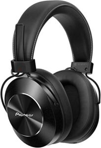 pioneer bluetooth and high-resolution over ear wireless headphone, black (se-ms7bt-k)